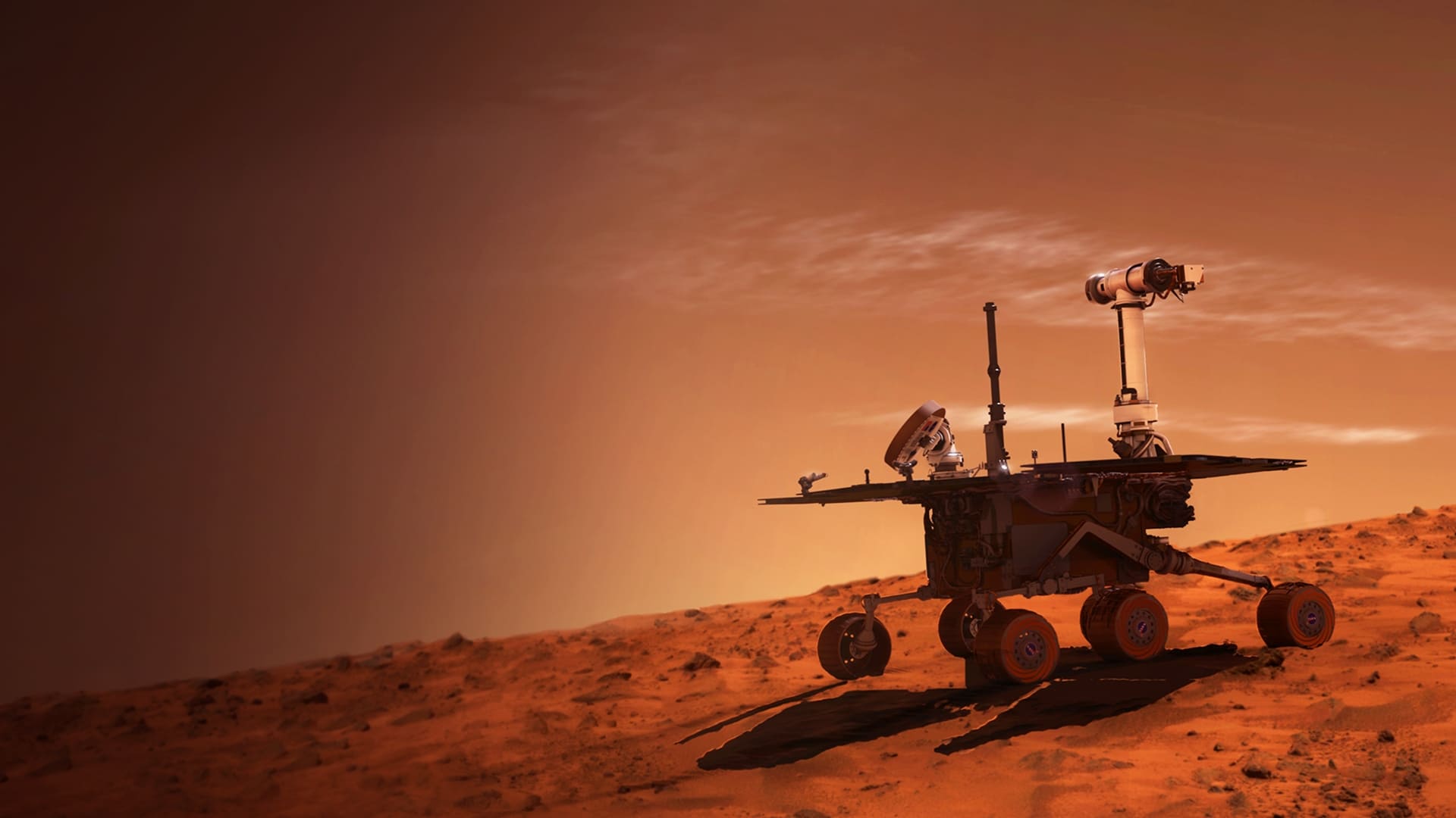 Der Mars-Rover Erforschung des Roten Planeten